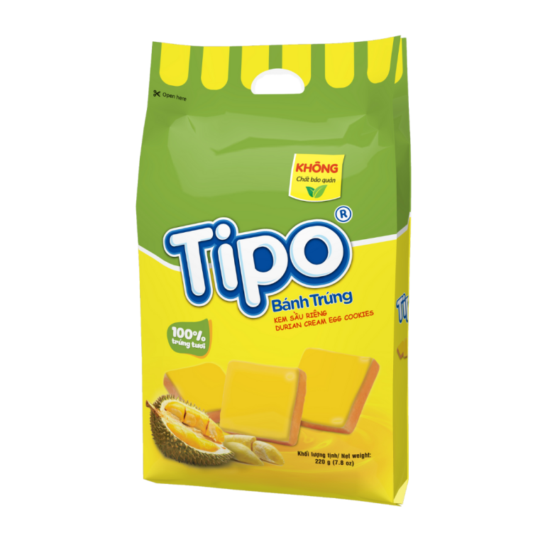 Bánh Tipo sâu riêng 220g