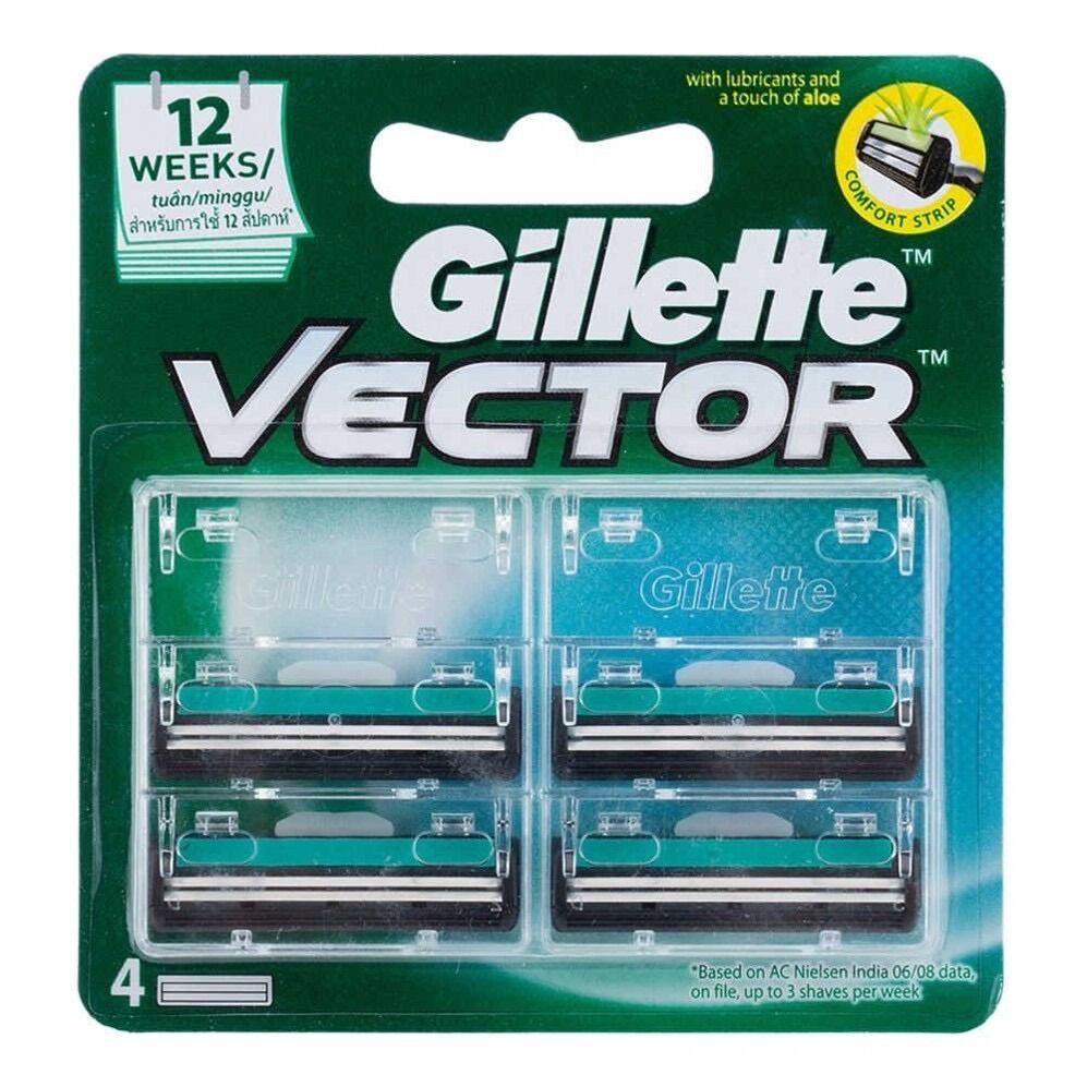 Gillette Vector lưỡi cạo râu 4lưỡi -2 lưỡi - gillete mach3+ 3