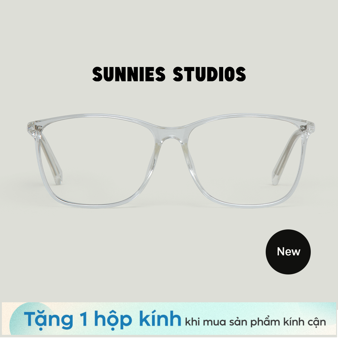 Gọng Kính Cận Sunnies Studios Gọng Vuông Kinley Crystal