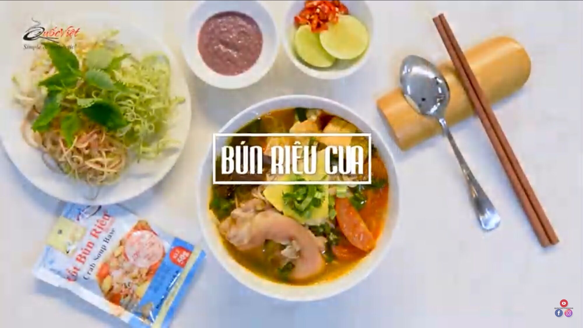 Cốt bún riêu Quốc Việt Foods 300gr