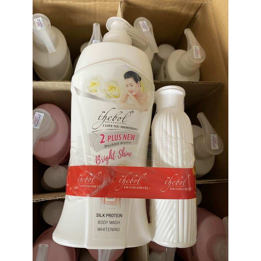Sữa tắm thảo dược thebol 650g tặng kèm