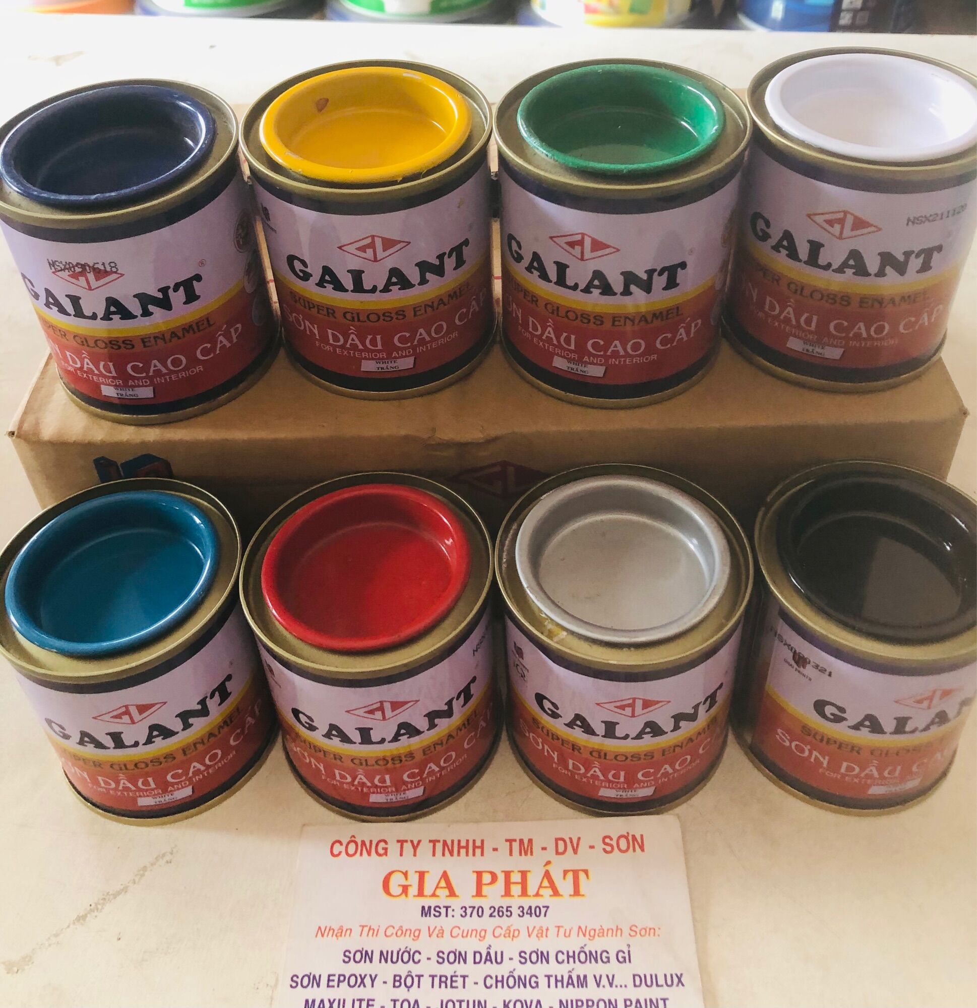 Sơn Dầu Galant hũ 100g / 7 màu