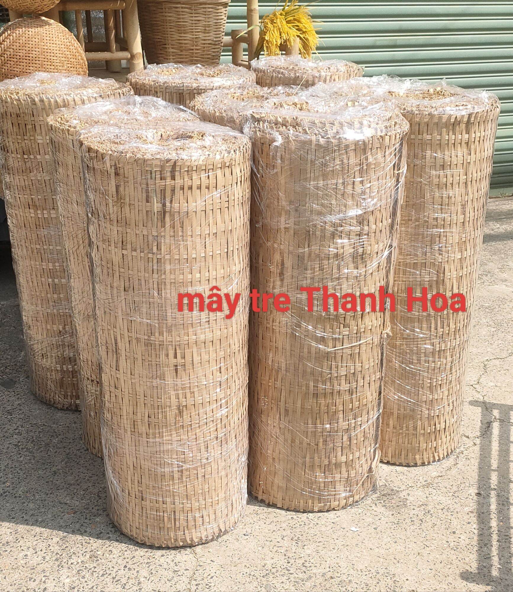 bồ tre, tấm vách tre, phên tre đan 3,6m