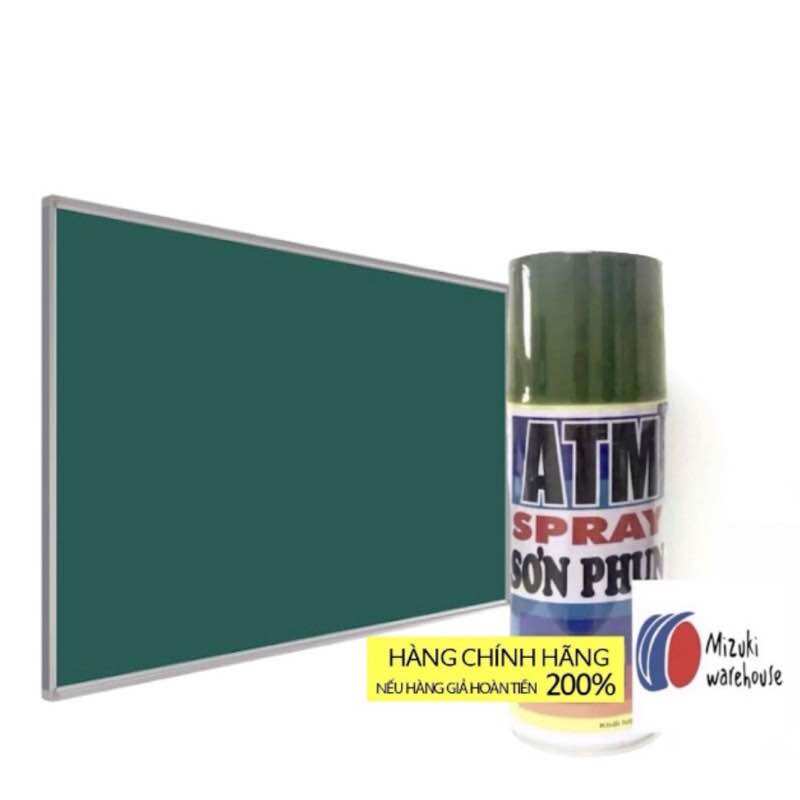 ATM SPRAY PAINT FLAT GREEN FOR BOARD