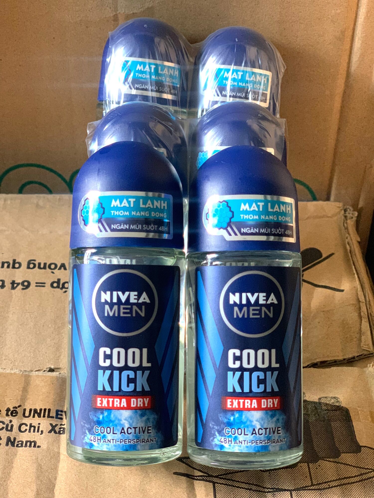 Combo 2 chai lăn khử mùi nivea men cool 50ml