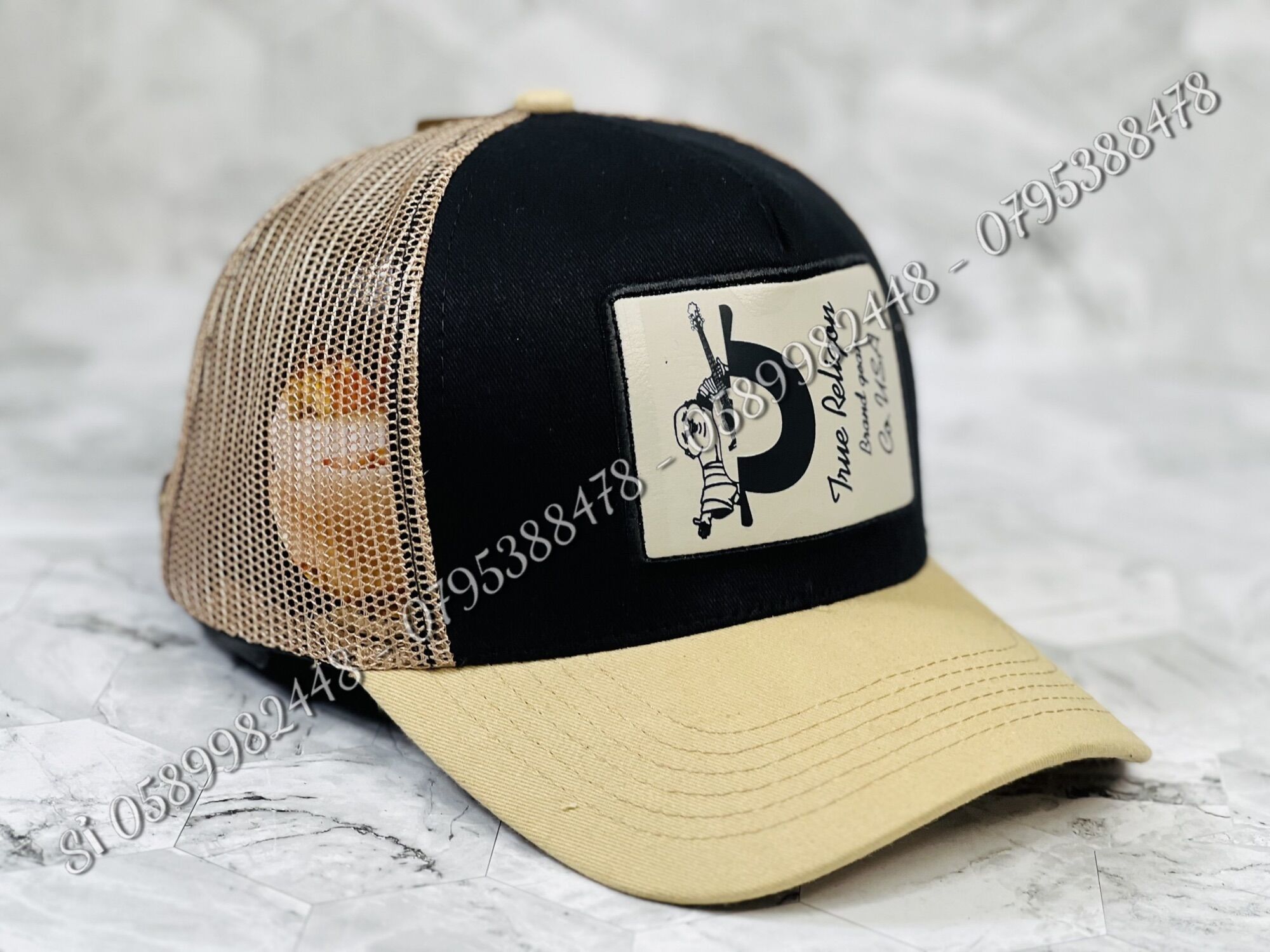 Nón kết nón ông địa co.usa nâu đen cao cấp - nón kết ông địa true - mũ lưỡi trai địa vuông phối lưới cho người chơi hệ đẳng cấp