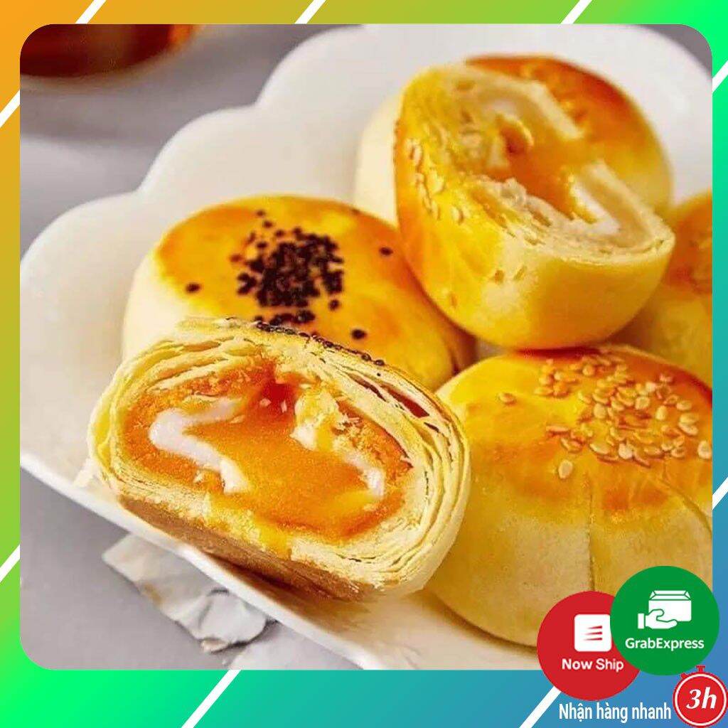 10 CÁI BÁNH PÍA TRỨNG MUỐI TAN CHẢY-BAO NGON