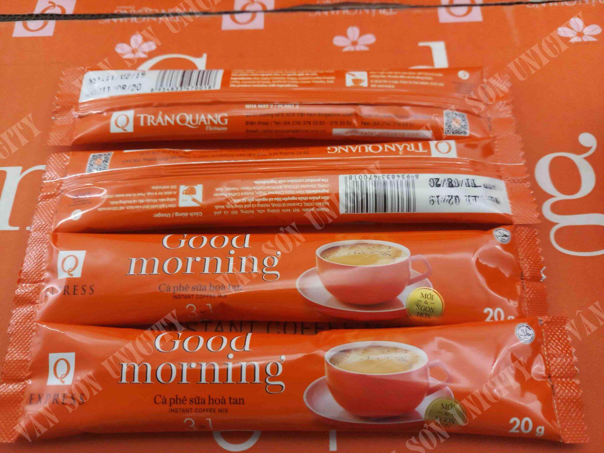 COMBO 02 Cà phê sữa GOOD MORNINH Trần Quang 480g (24 * 20)