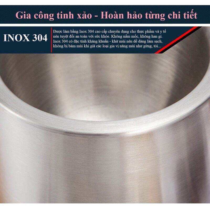 Bộ cối chày inox SUS304 10cm
