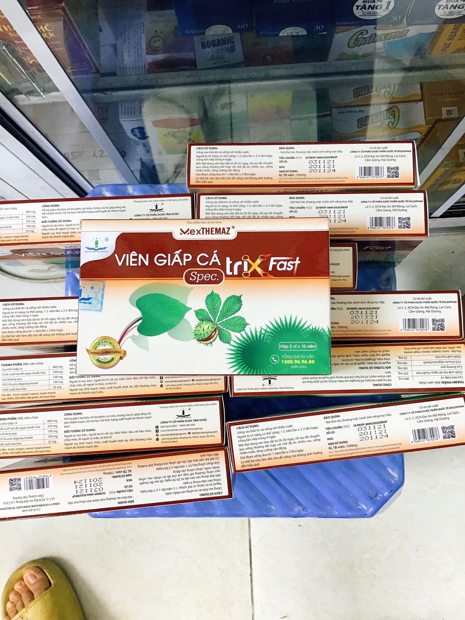 Viên Giấp Cá Trix Fast Spec.Hộp 20 viên