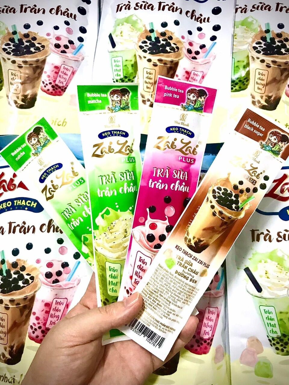 Kẹo thạch zai zai Đức Hạnh trà sữa 500gr