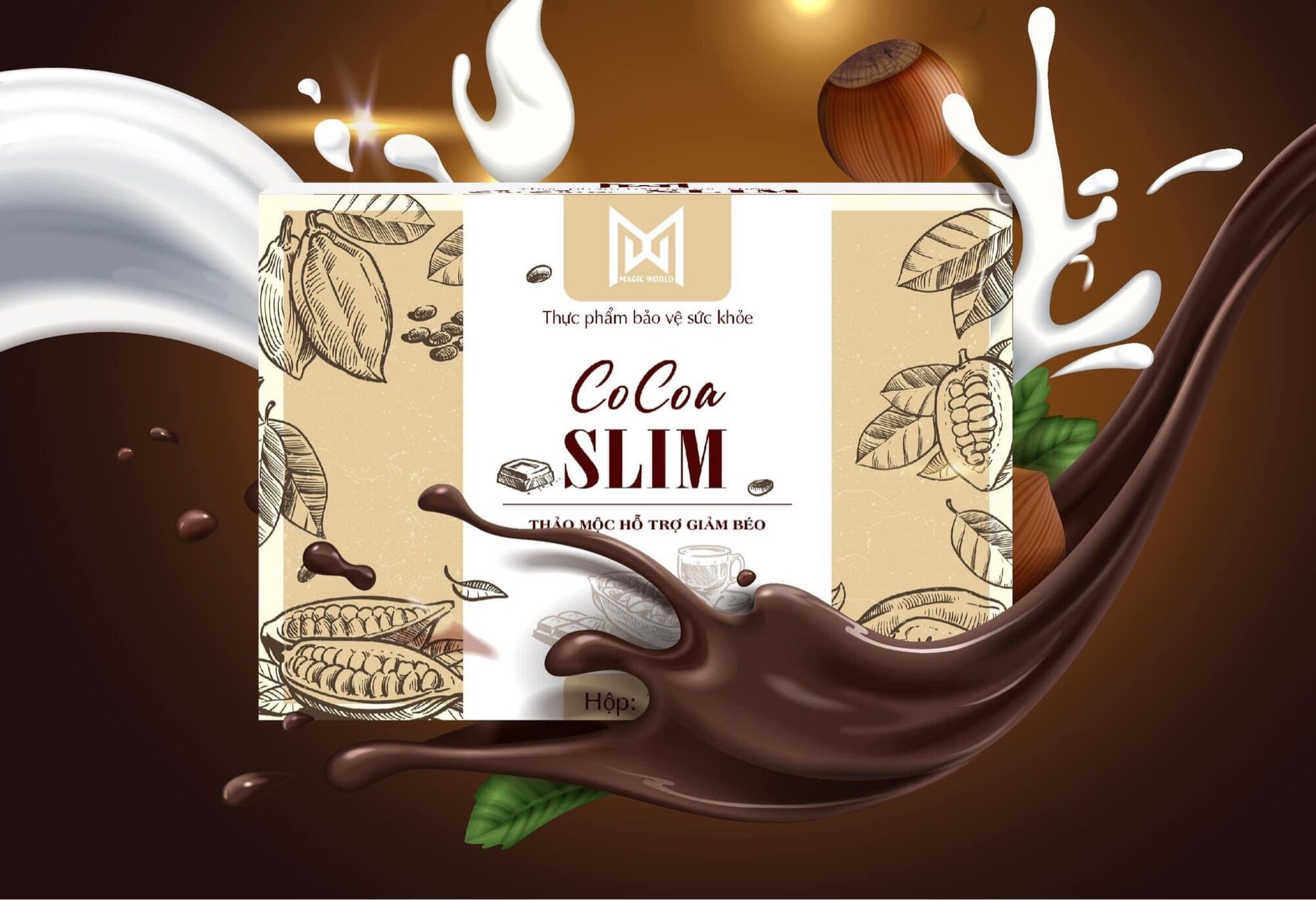 COCOA SLIM hỗ trợ giảm cân giảm mỡ thừa