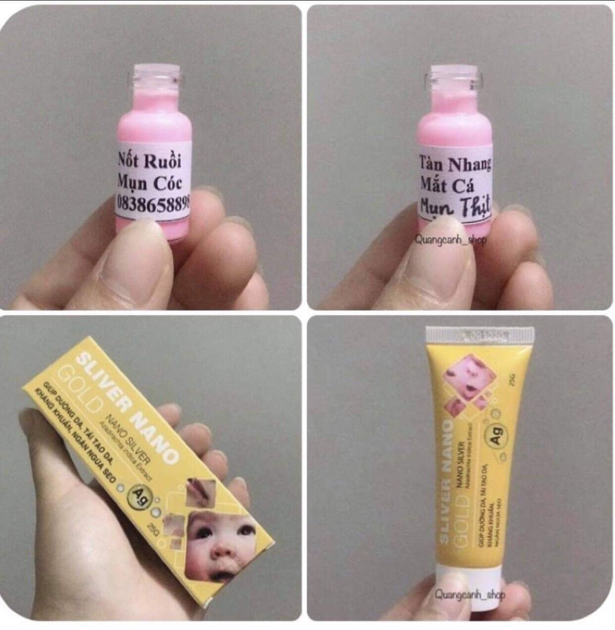 Tẩy nốt ruồi + kem ngừa sẹo hiệu quả cao