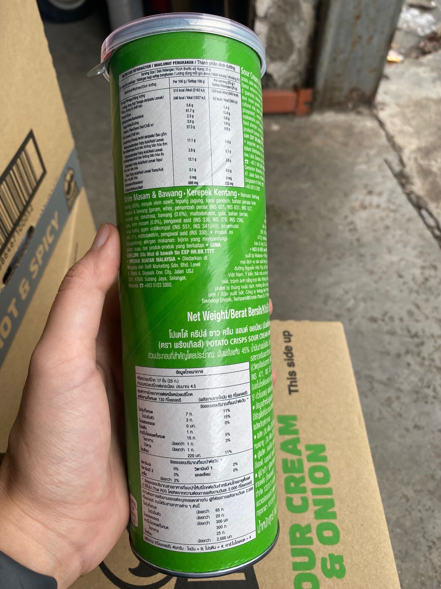 Khoai Tây chiên Pringles 107gr