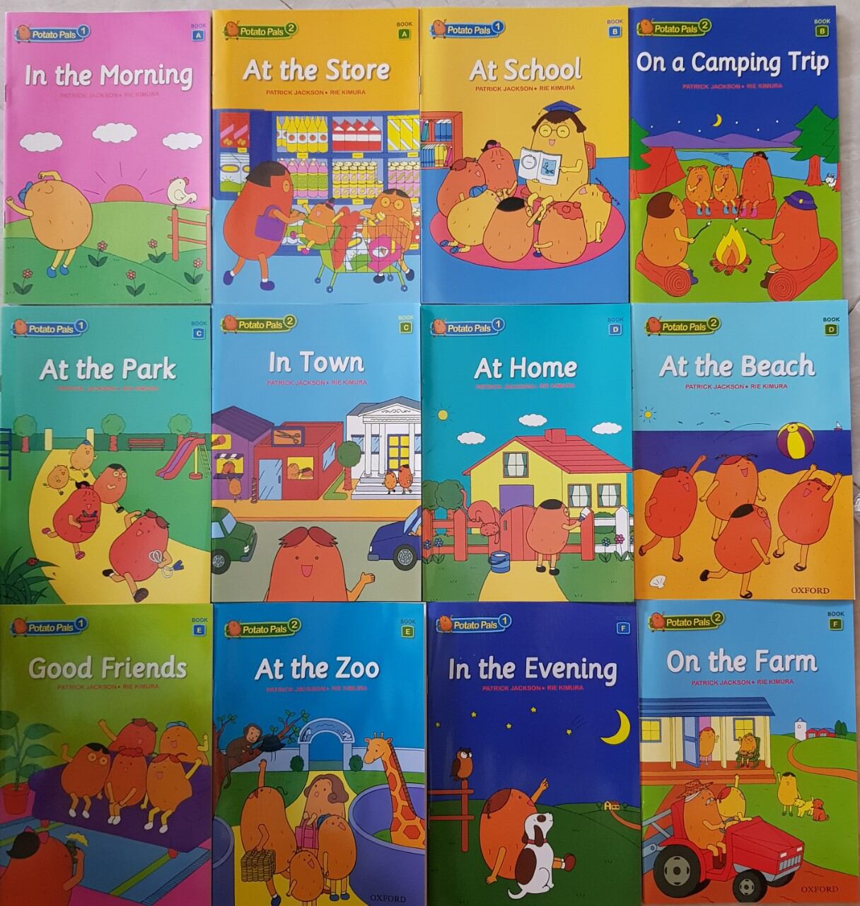 Đồ chơi giúp bé học tiếng anh (Tặng file nghe) Bộ Potato Pal 12 cuốn laze bóng mịn