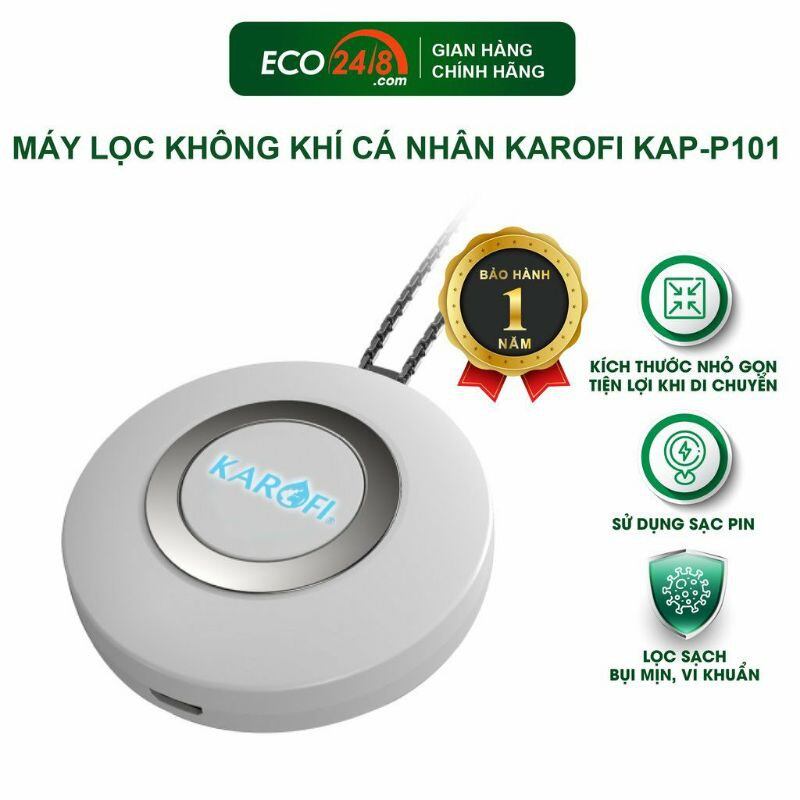 Máy lọc không khí cá nhân karofi kap-p101