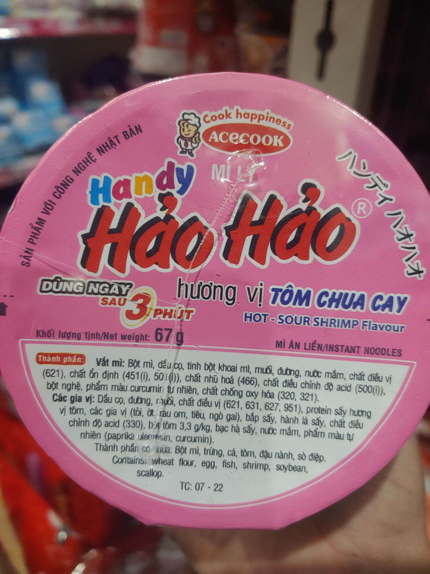 Mì hảo hảo cốc