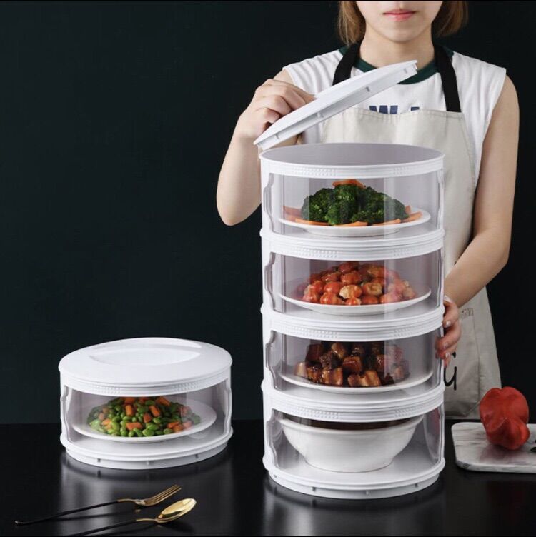 Lồng bàn giữ nhiệt thức ăn 5 tầng cao cấp (mẫu mới)
