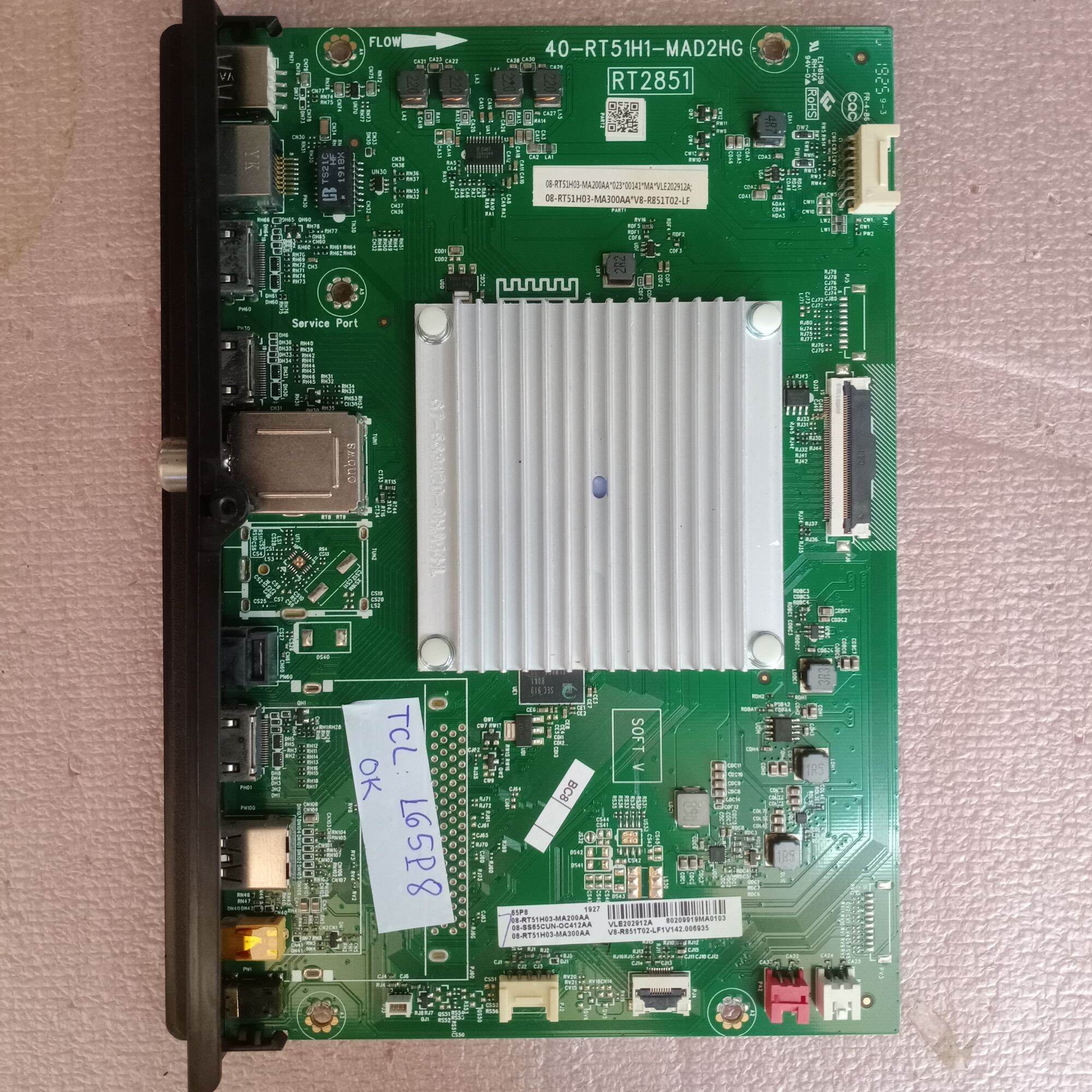 Bo mạch tivi TCL 65in L65P8,bo xử lý,khiển,nguồn,main chính,chủ,Tcon,bo wifi