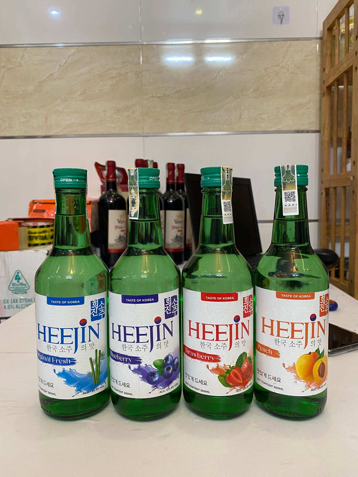 SOJU Trái Cây HEEJIN 360ml