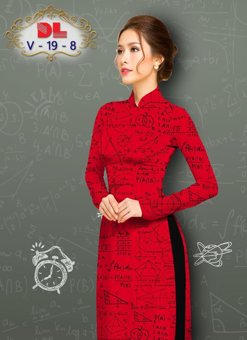 Vải áo dài môn toán