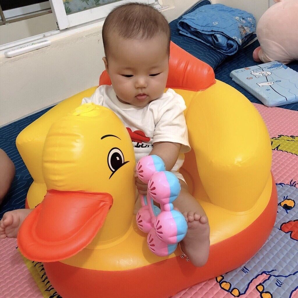 Ghế hơi vịt tập ngồi cho bé