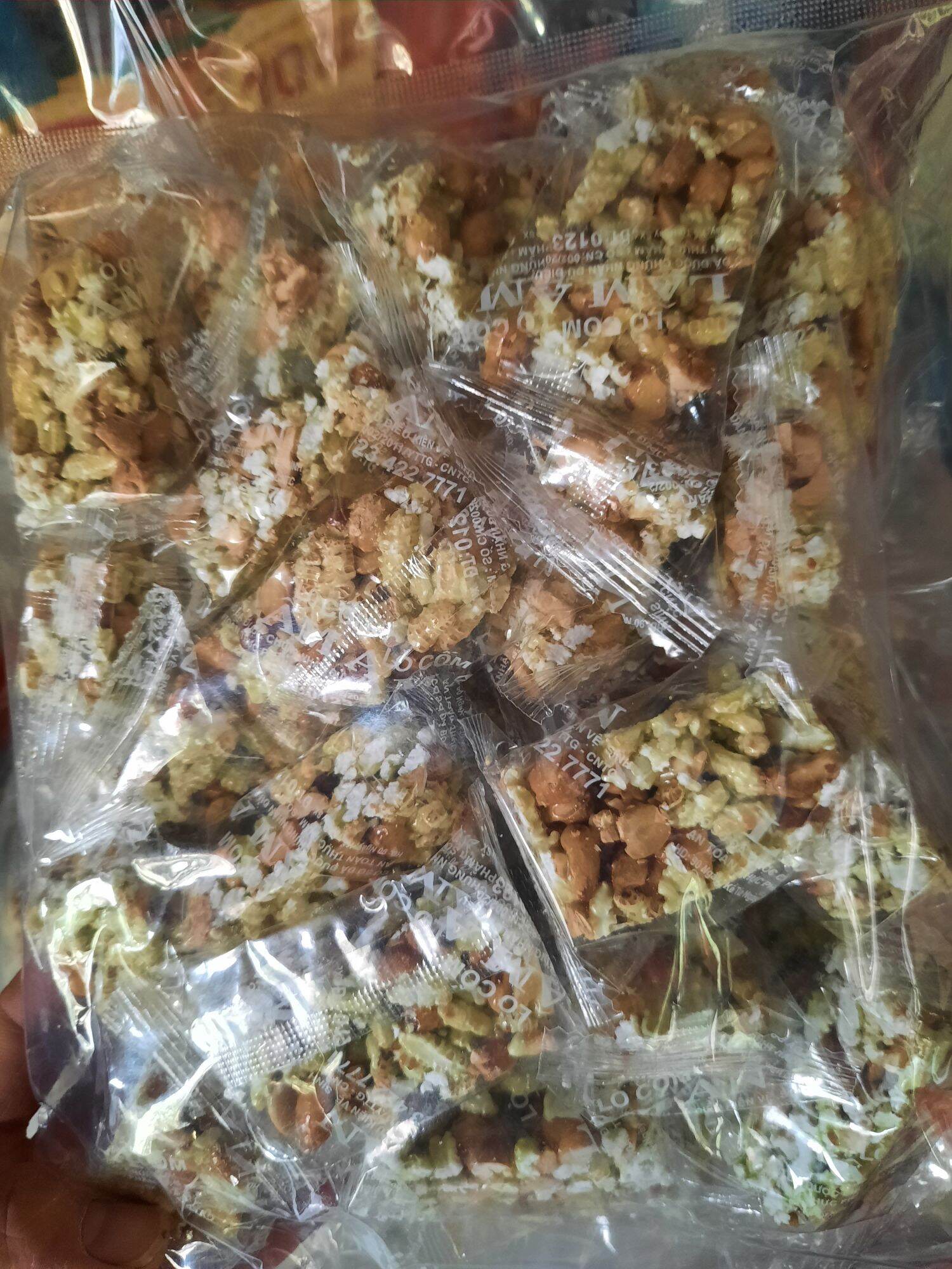 cốm nếp dứa đậu phộng Lâm An 1 gói 500g