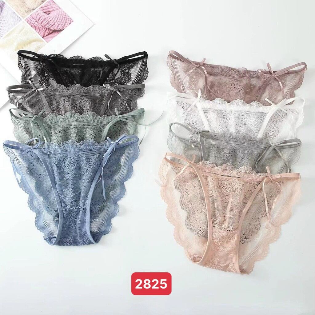 Set 10 quần lót ren nơ dây siêu xinh