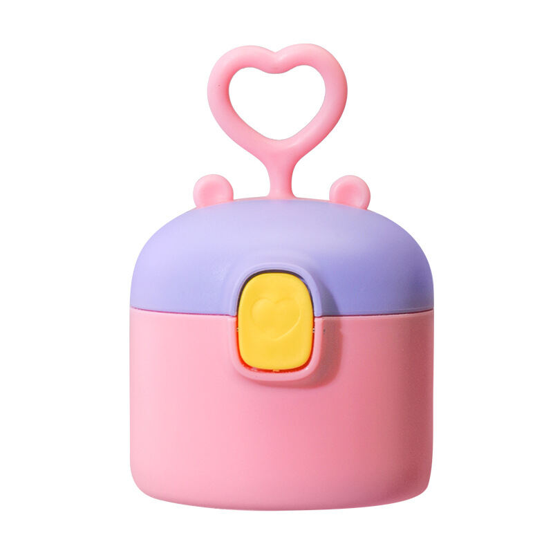 婴儿奶粉盒便携外出分装盒儿童储存罐辅食装宝宝米粉盒子密封分格