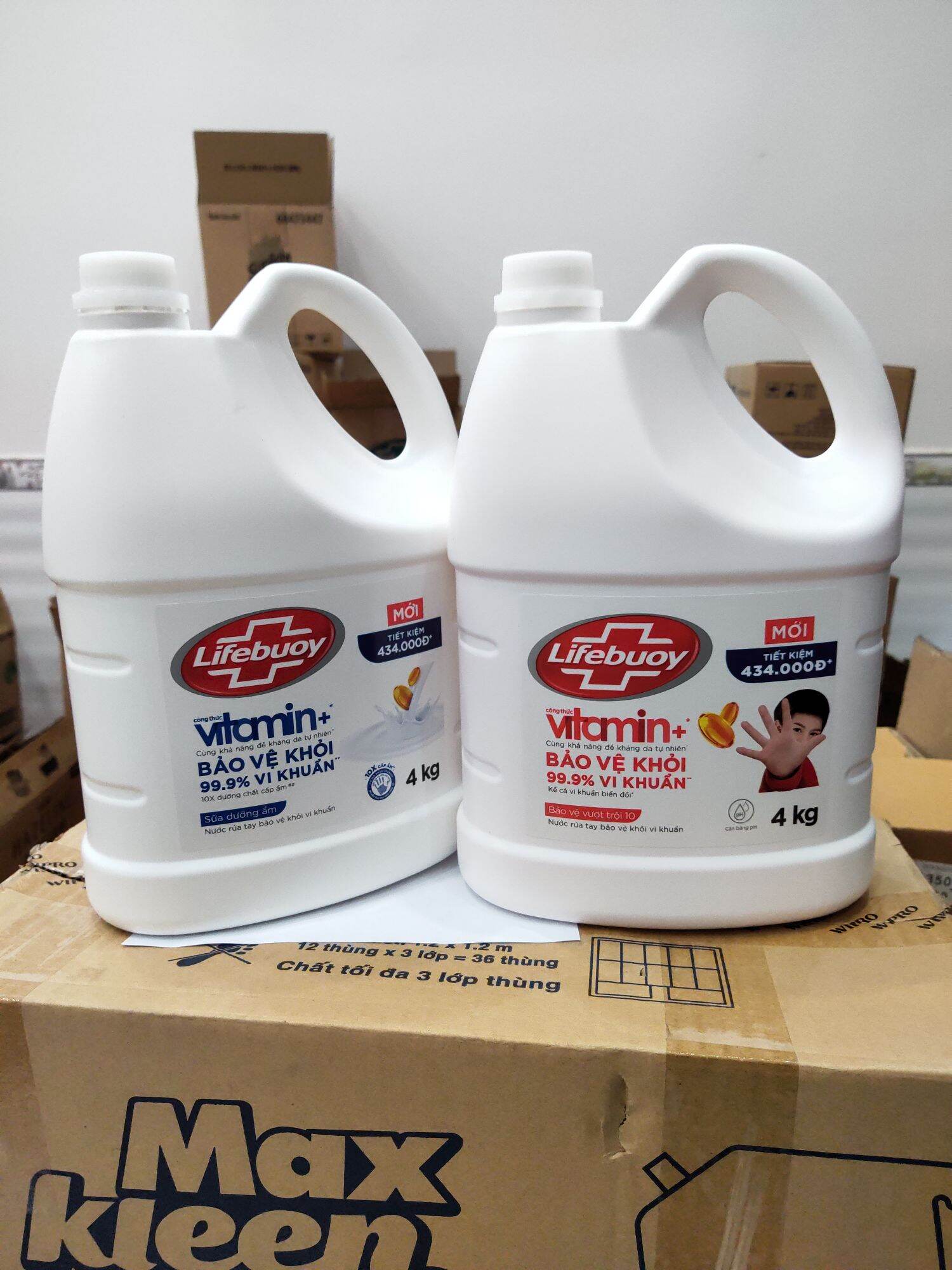 Nước rửa tay lifebuoy diệt khuẩn 4 kg