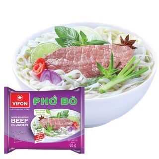 Combo 10 gói Phở bò Vifon 65gr