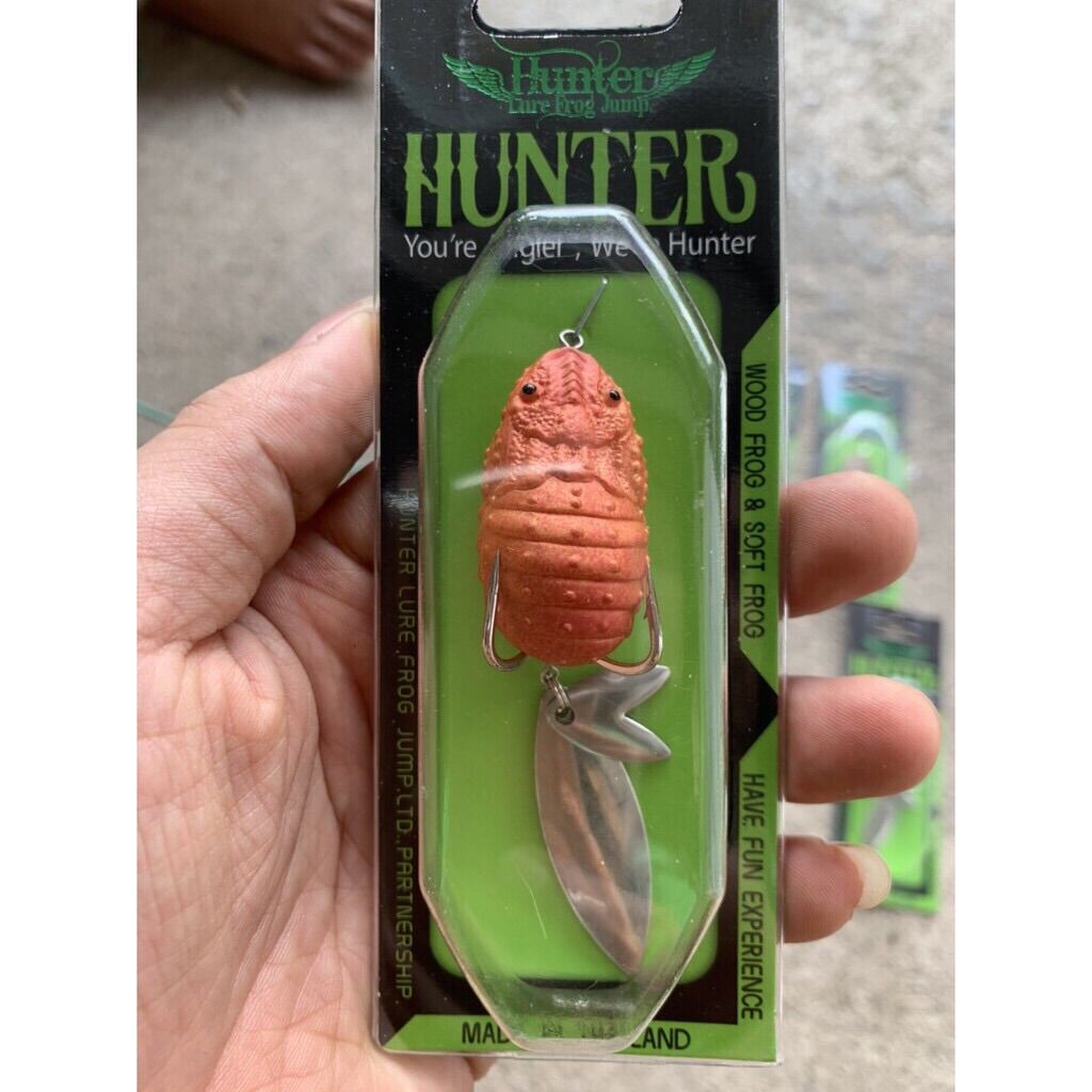 Mồi nhái giả v4 câu lure ( hunter )