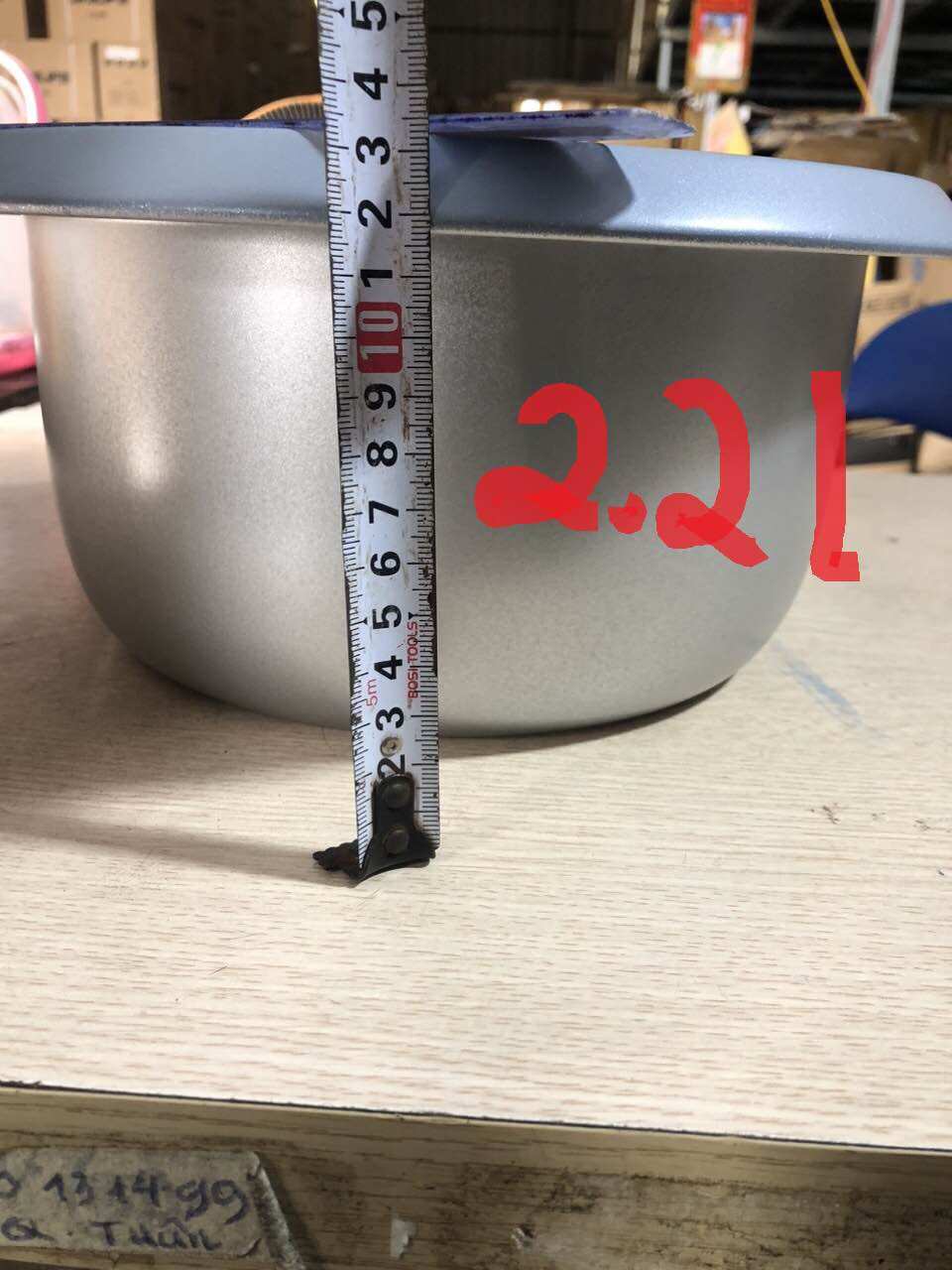 Lòng nồi cơm điện nắp rời
