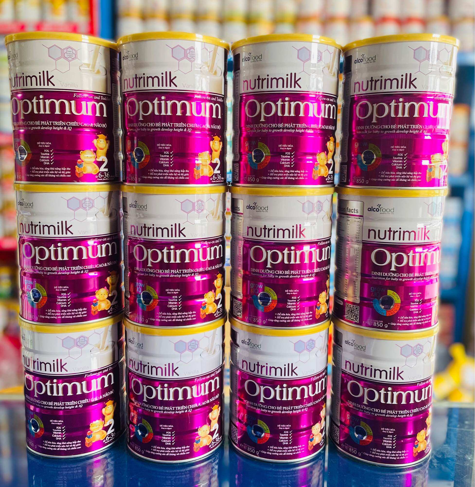 Sữa Nutrimilk Optimum Cho trẻ 6-36 Tháng (900g)