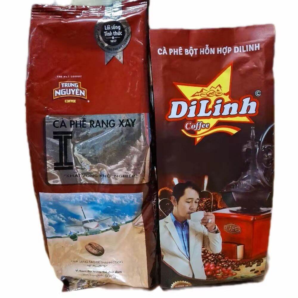 Y-Shaped Medium-Coarse Ground Coffee Blend + Di Linh Mixed Powder Coffee, 500g Package, Special Blend, Rich Aroma, Delicious, Rich and Fatty from Coffee Beans