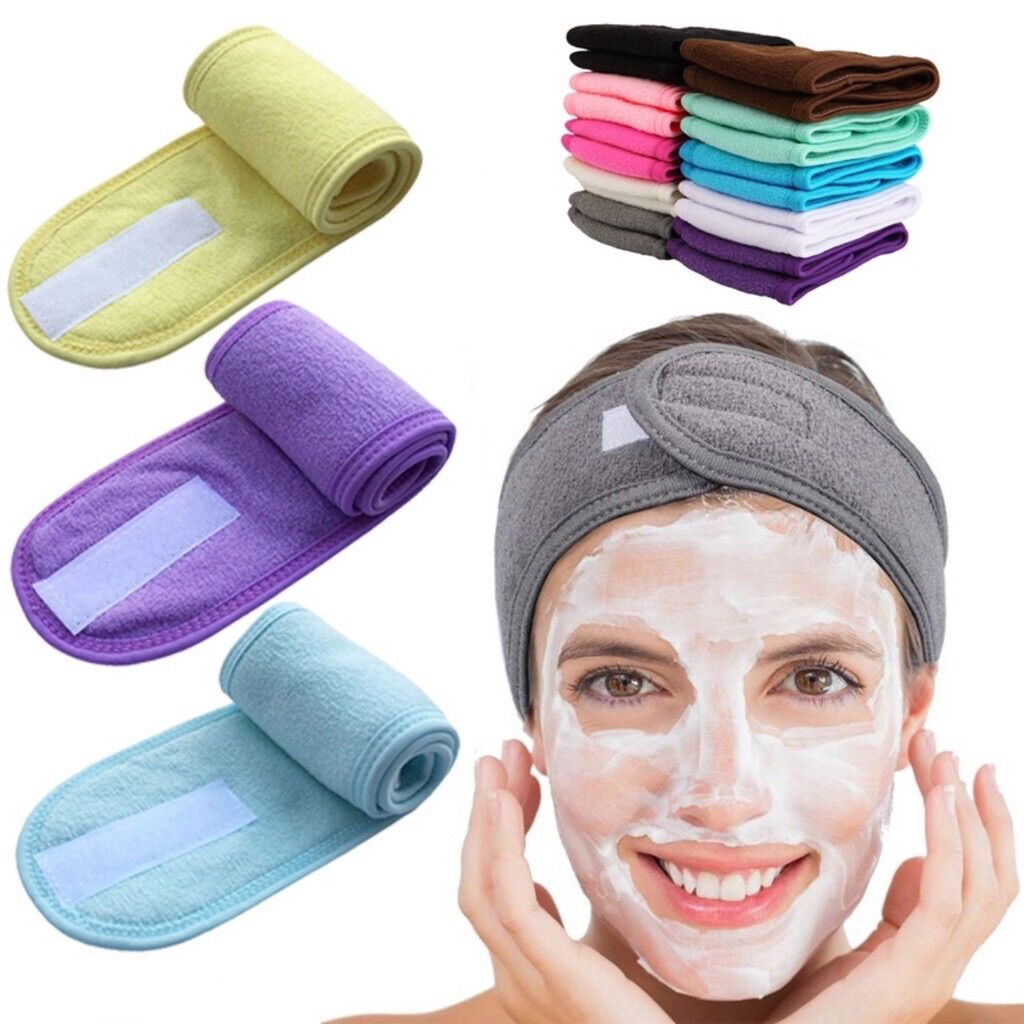 Băng Đô Tóc, Băng Đô Vải Quấn Tóc Chống Chảy Nước Giá Rẻ