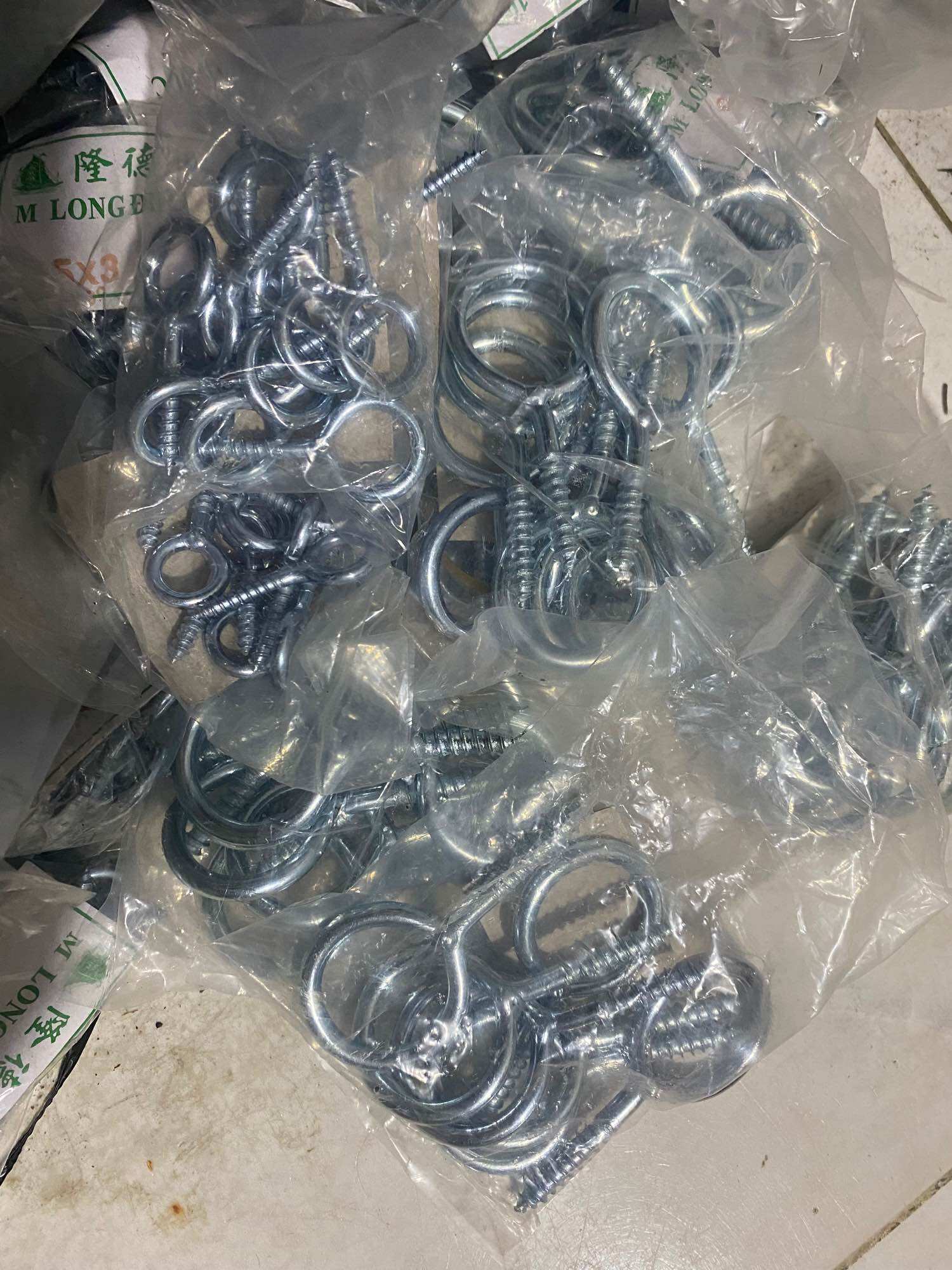 bịt 10 cái móc khoen hàn tròn