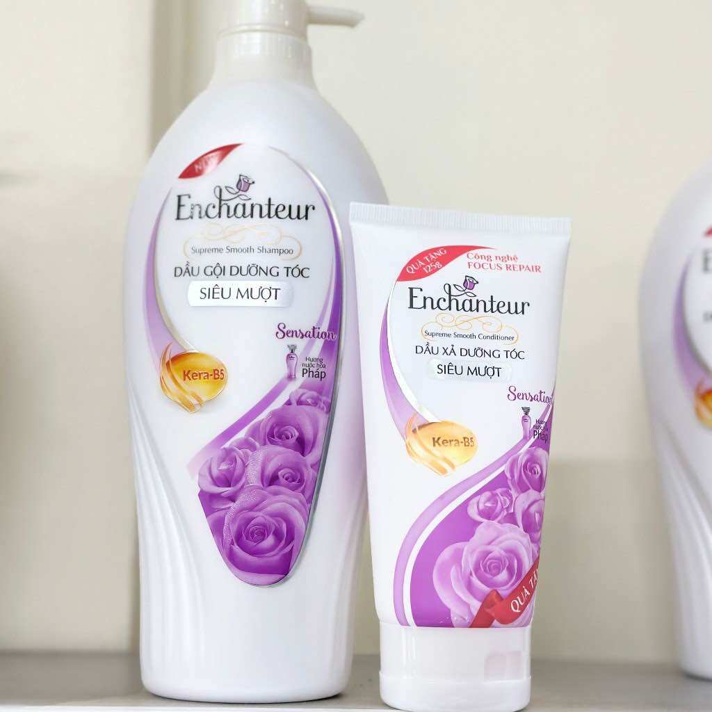 Dầu gội enchanteur 650g tặng xả 125ml
