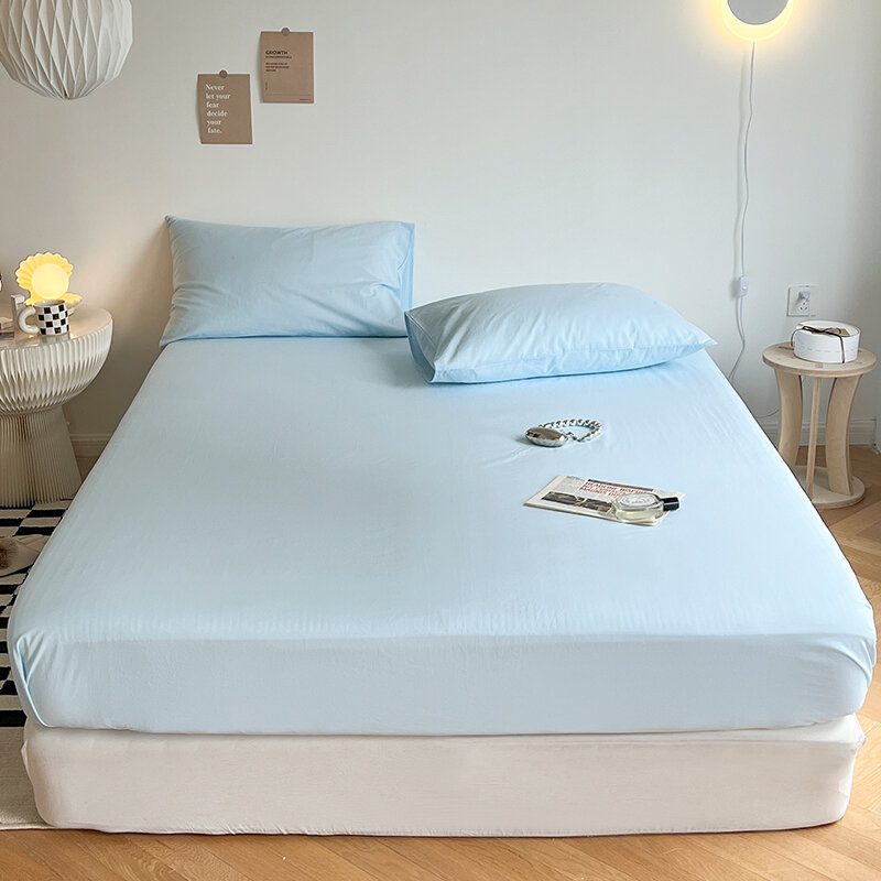 Ga Giường Cotton Cotton Giặt Bằng Nước Ins Ga Giường Cotton Một Chiếc Ga Giường Chống Bụi Ga Giường Ga Giường Nệm Simmons