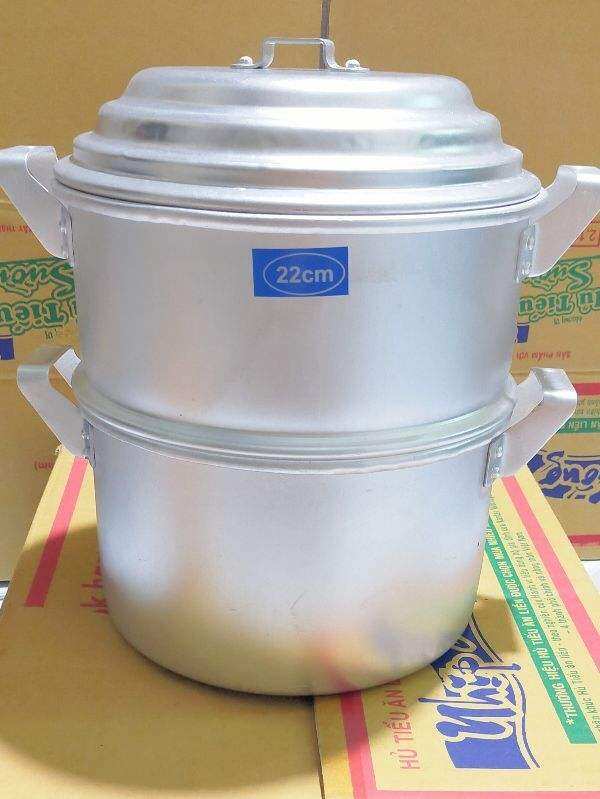 nồi hấp nhôm 2ký dk22cm