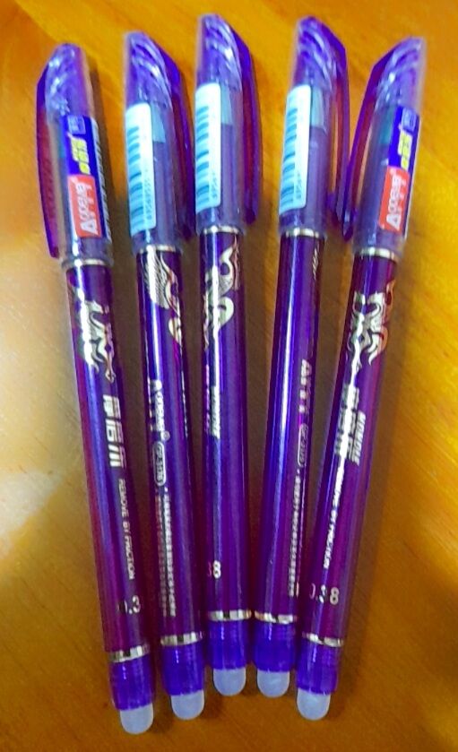 [ HCM] Hộp 12 cây bút mực tím xóa được Aodemei