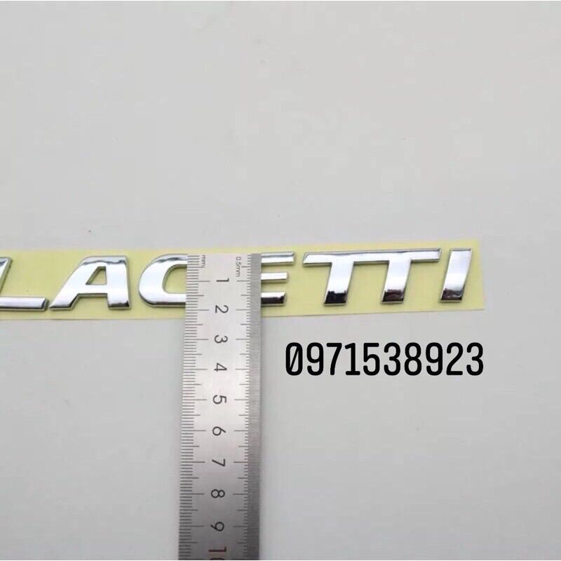 LOGO CHỮ LACETTI CAO CẤP GIÁ RẺ