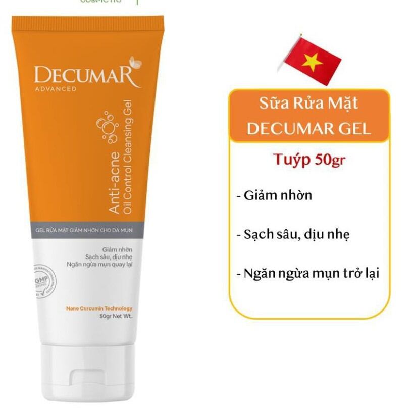 GEL RỬA MẶT Decumar Clean Advanced 50gr