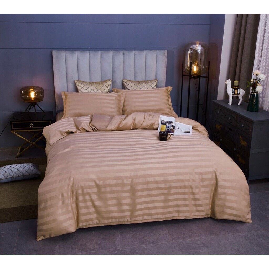 Bộ chăn ga gối cotton 3F( Hàng Nhập)