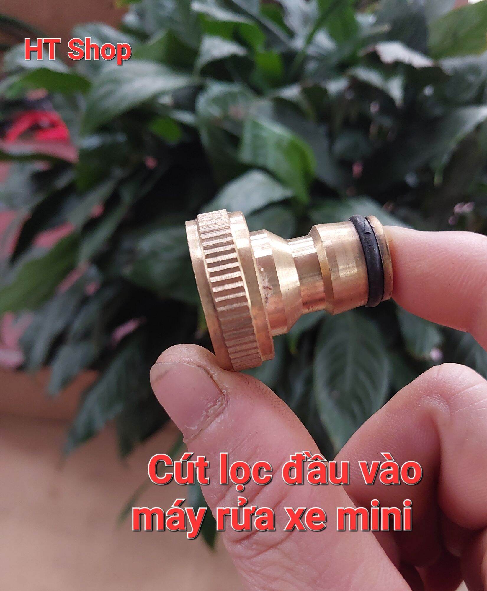 Cút lọc rác máy rửa xe gia đình