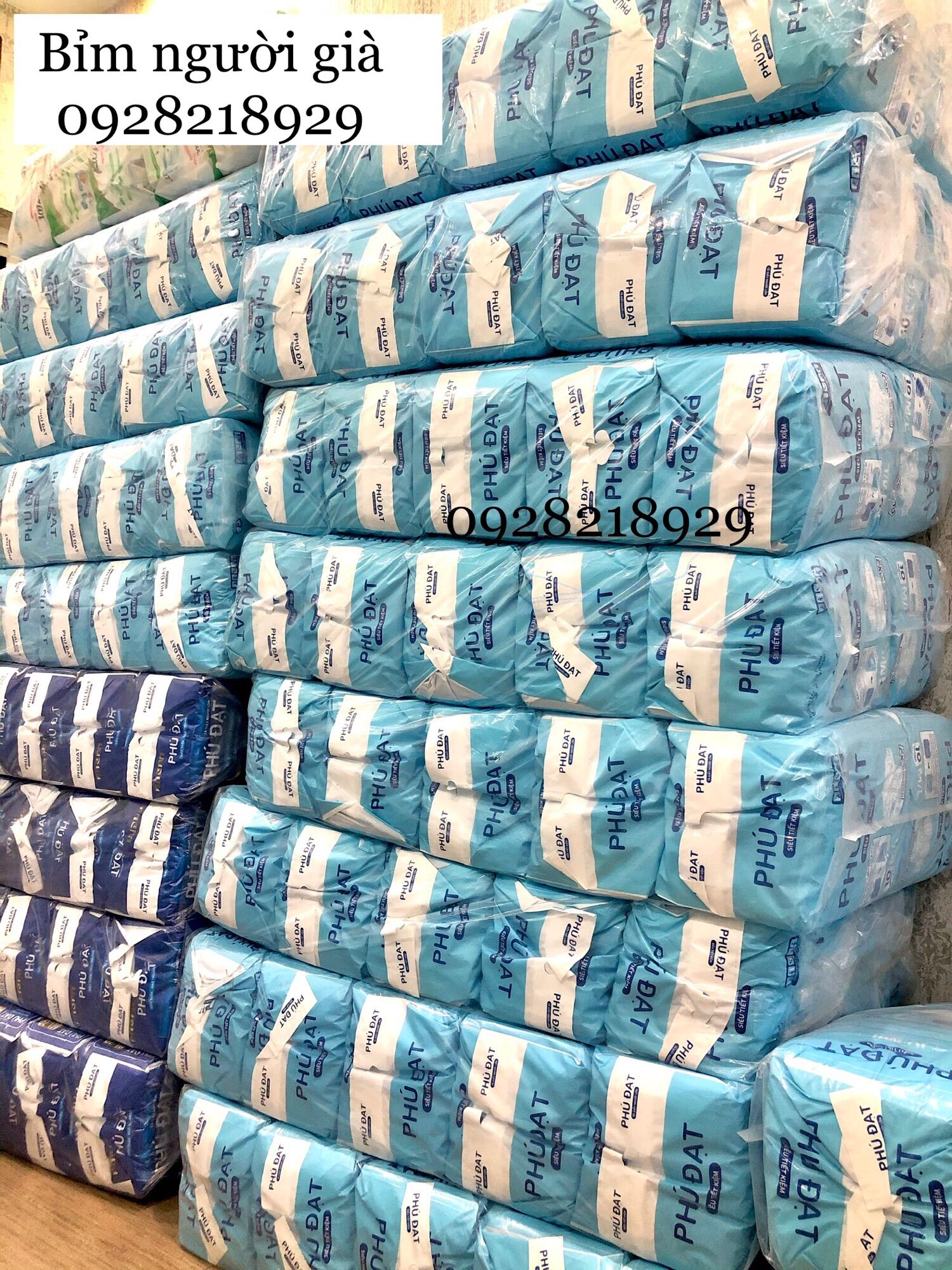 Bỉm dán người già Phú Đạt 100 miếng size M/L siêu thấm hút