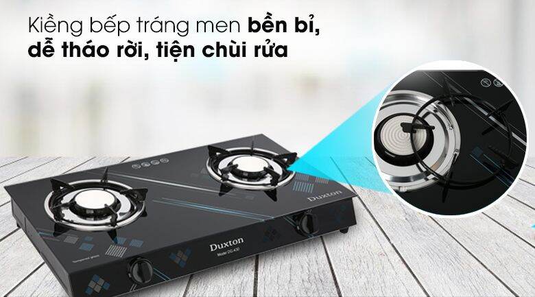 Bếp ga đôi Duxton DG-430 hàng trưng bày chính hãng 100% Loại bếp: Bếp lắp dương Đánh lửa: Đánh lửa M