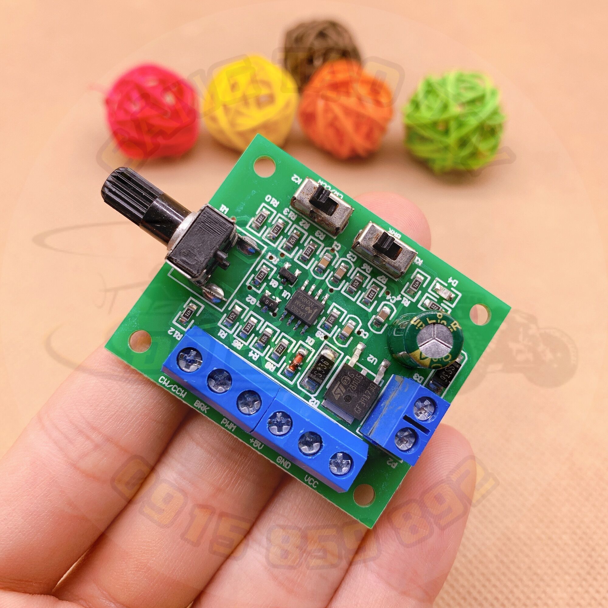 Mạch điều khiển tốc độ động cơ dc không chổi than pwm dc 8v - 24v