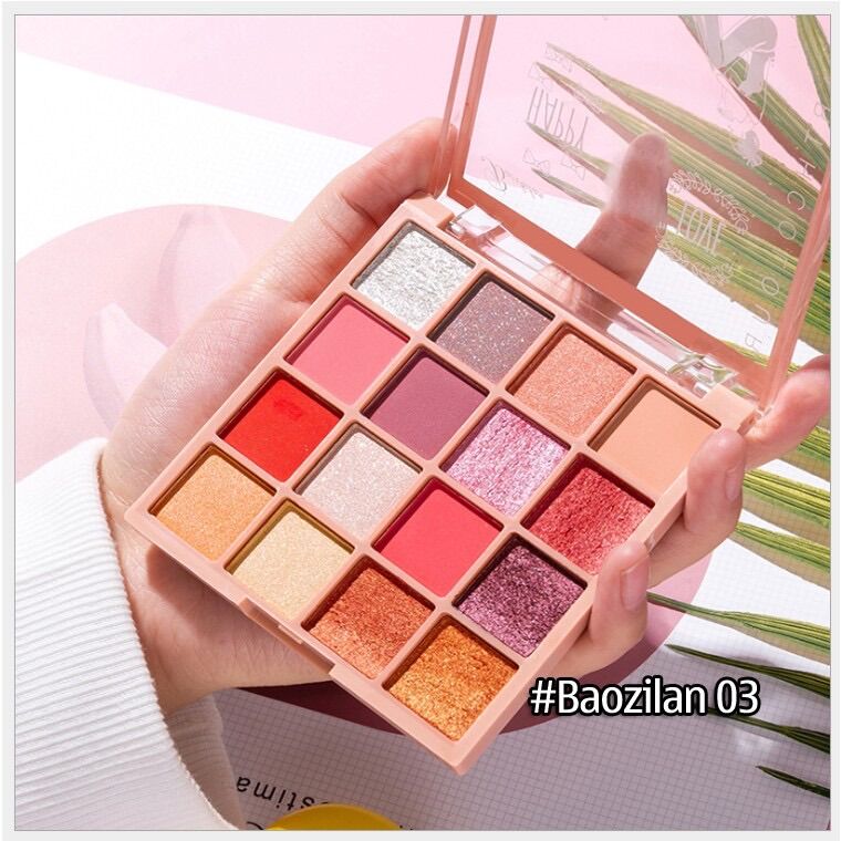 Bảng Phấn Mắt Tutu KAQI vs Baozilan 16 Màu