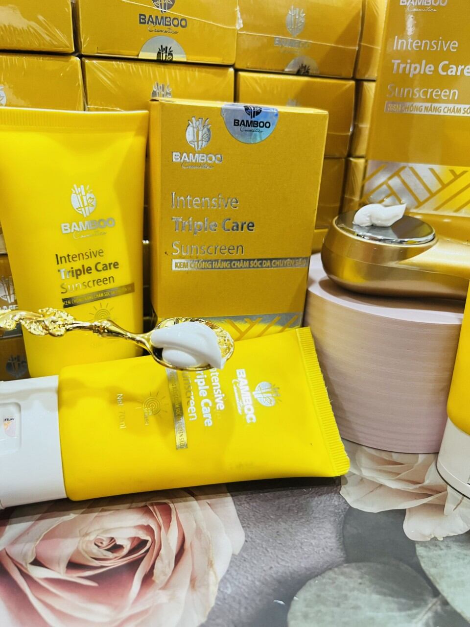 💥Ưu Đãi💥Combo sỉ 3 chai chống nắng Bamboo